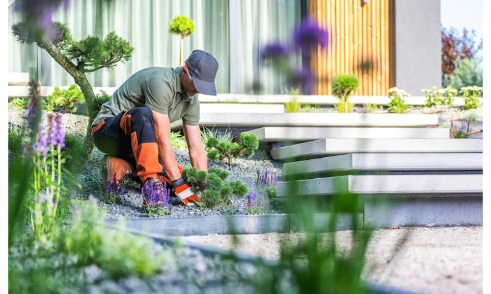 hardscape installation